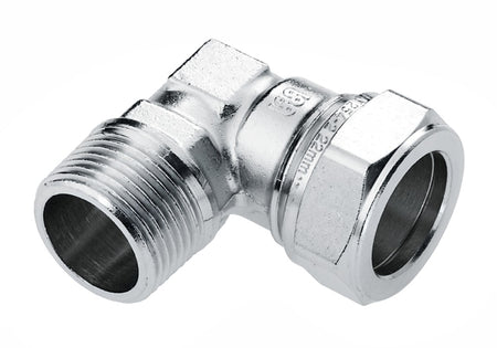 BONFIX Knel knie 15 mm x 3/8'' buitendraad chroom-583351