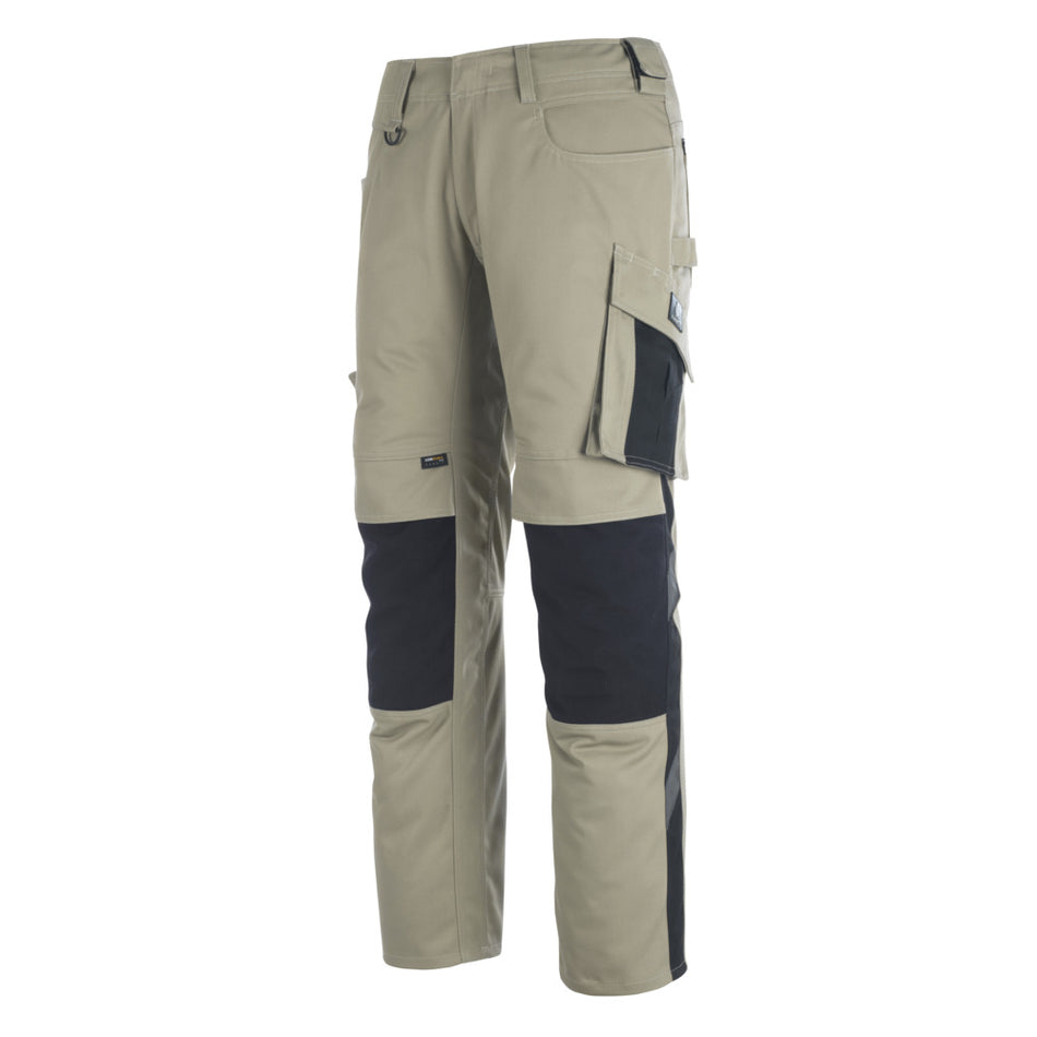 Mascot Werkbroek Mannheim Khaki/Zwart-583377