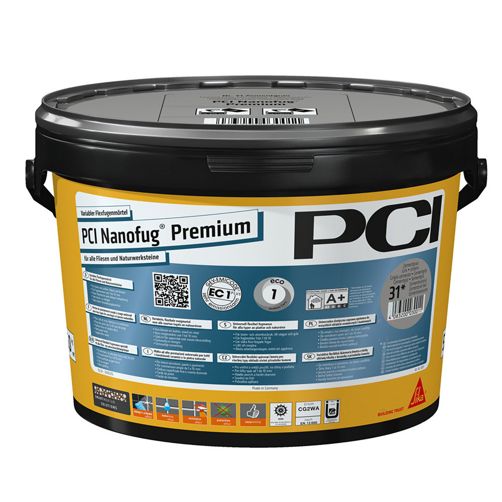 PCI Nanofug Premium Voegmortel Zilvergrijs Flexibel 5kg-583505