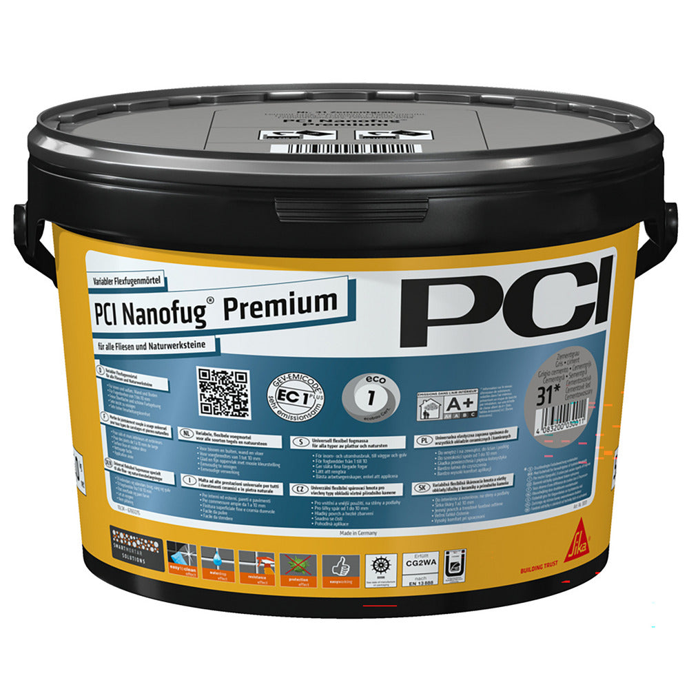 PCI Nanofug Premium Voegmortel Cementgrijs Flexibel 5kg-583511