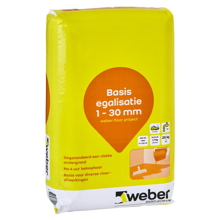 Weber Project Basis Egalisatie 1-30 mm 25kg-585048