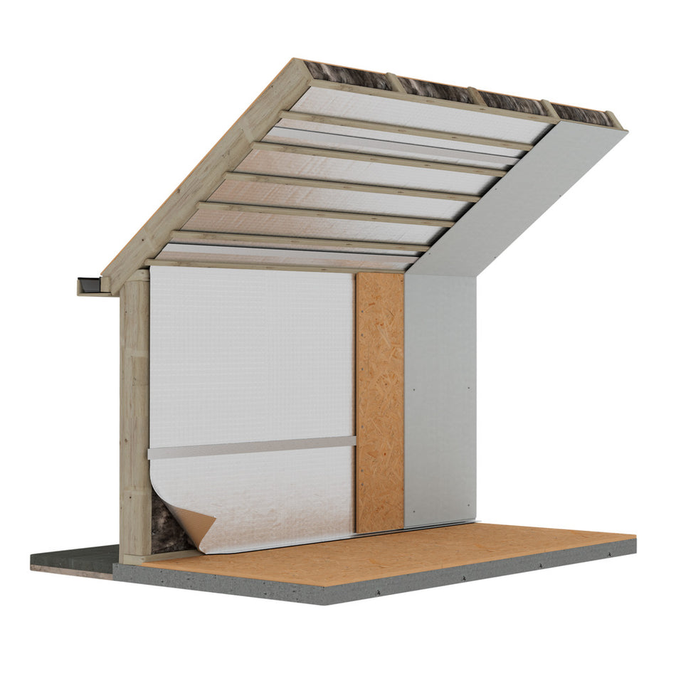 MG Miofol Isolatiefolie 125AV Dampdicht Dak Wand Vloer  1,5x25m 37,5m2-585049