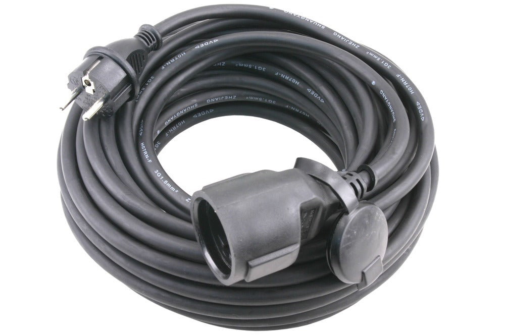 Q-link Verlengkabel 3x1,5 mm² neopreen randaarde spatwaterdicht 20 meter-585321