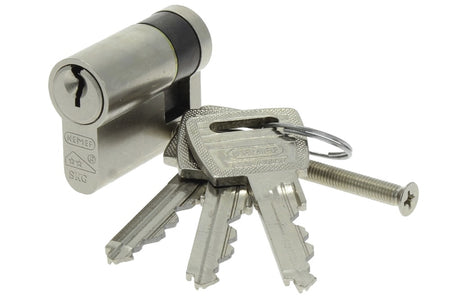 Nemef Profielcilinder 106/9 Enkel Nikkel 30/10 SKG2-585786
