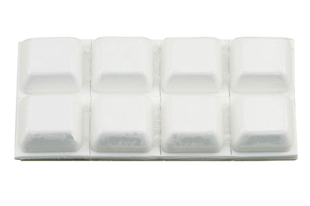 StarX Stootdop Kunststof 18mm Wit Zelfklevend 8stuks-586014