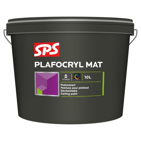 SPS Muurverf Plafocryl Mat Wit/Mengbasis P 10L-586855
