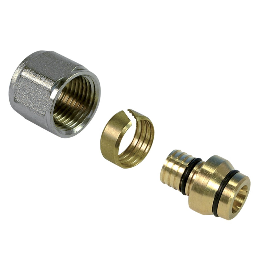 Henco Adapter voor knelfitting 16x15 mm, 2 stuks-587268
