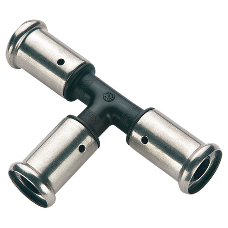 Henco pers T-stuk 20x20x20 mm kunststof, 2 stuks-587294