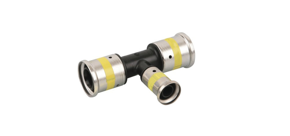Henco gas pers T-stuk 20x16x20 mm-587338