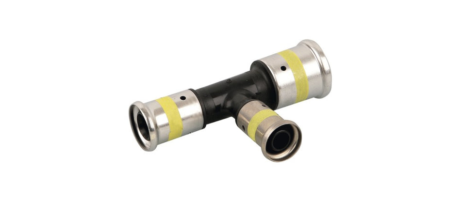Henco gas pers T-stuk 20x20x16 mm-587339