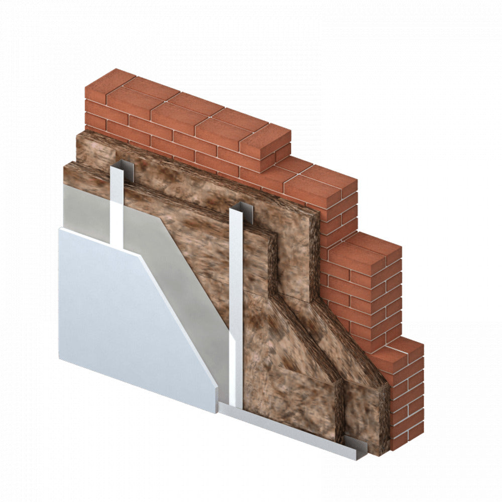 Knauf Insulation Acoustifit Glaswol Isolatieplaat 1350x600mm-587639