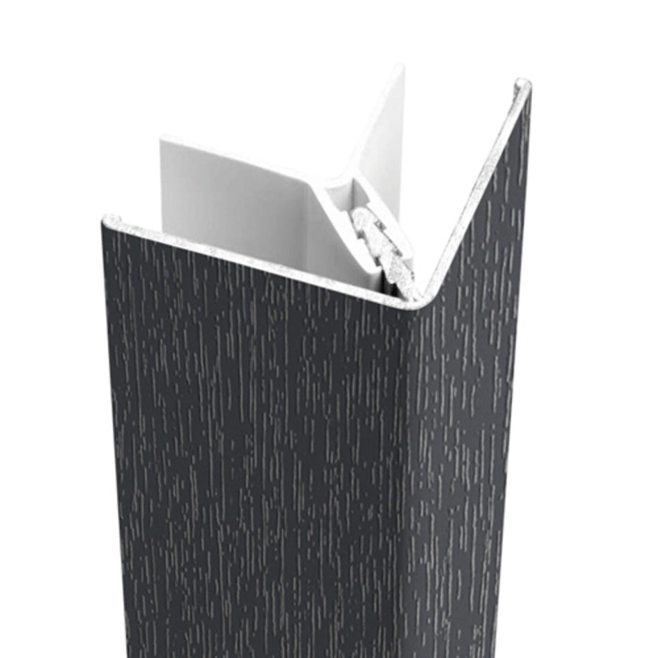 Protex Buitenhoek 2D Aluminium/PVC Antraciet 3000mm-587646