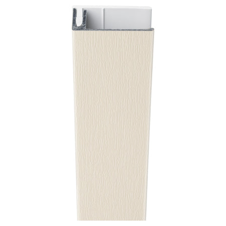 Protex Eindprofiel Aluminium/PVC Crèmewit 3000mm-587647
