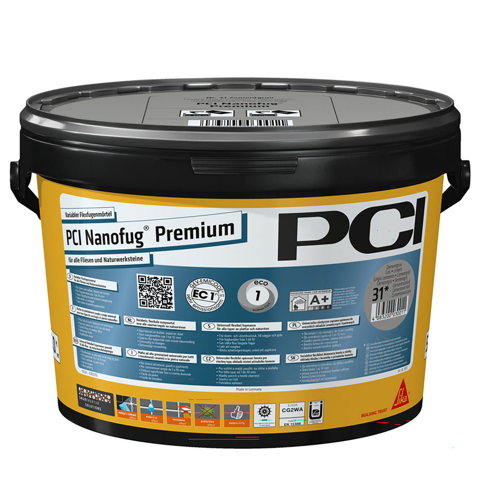 PCI Nanofug Premium Voegmortel Zandgrijs Flexibel 5kg-587890