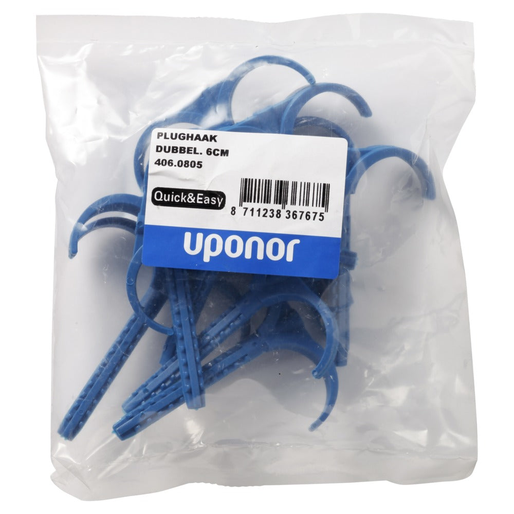 Uponor Plughaak dubbel 6 cm-588237