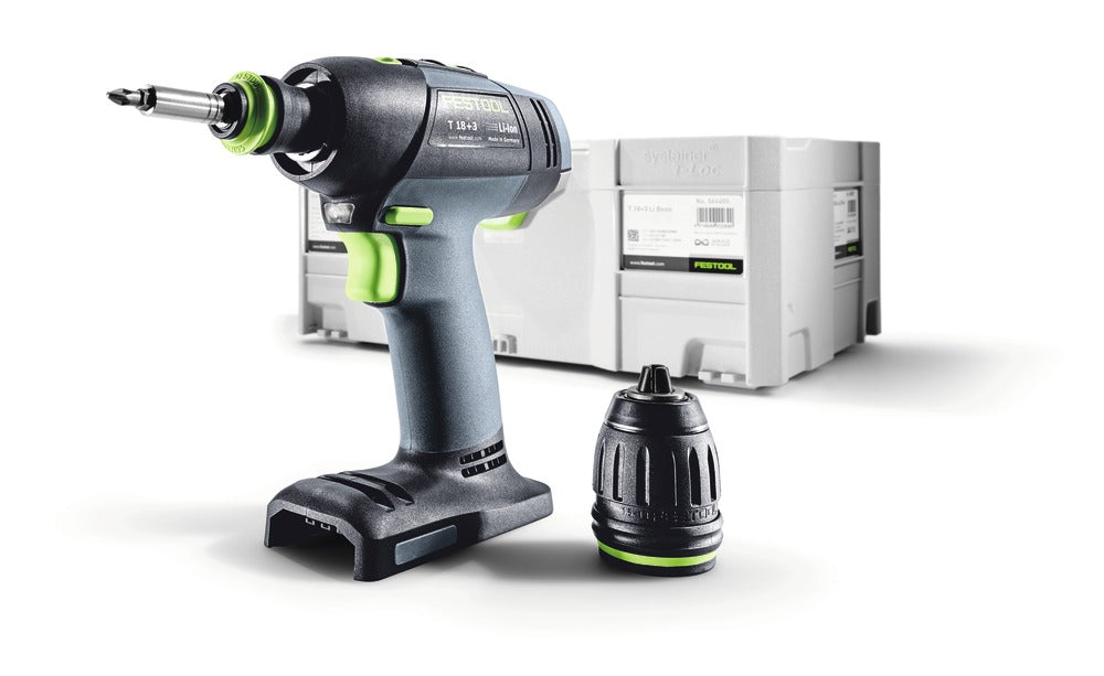 Festool Accu Schroefboormachine T 18+3 Li-Basic-588787