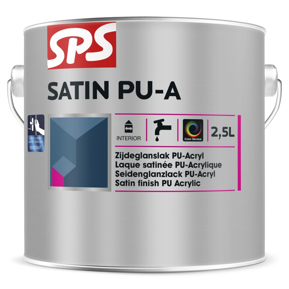 SPS Lak Satin PU-A RAL 9010 2,5L-589334