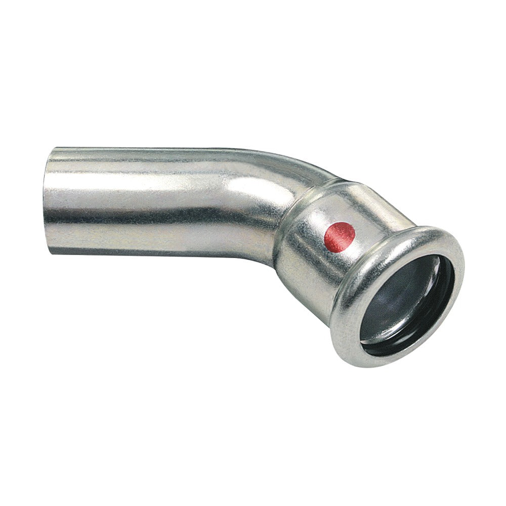 BONFIX Press Bocht Insteek CV Staalverzinkt 45° 3st-591009