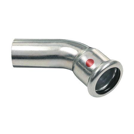 BONFIX Press Bocht Insteek CV Staalverzinkt 45° 3st-591010