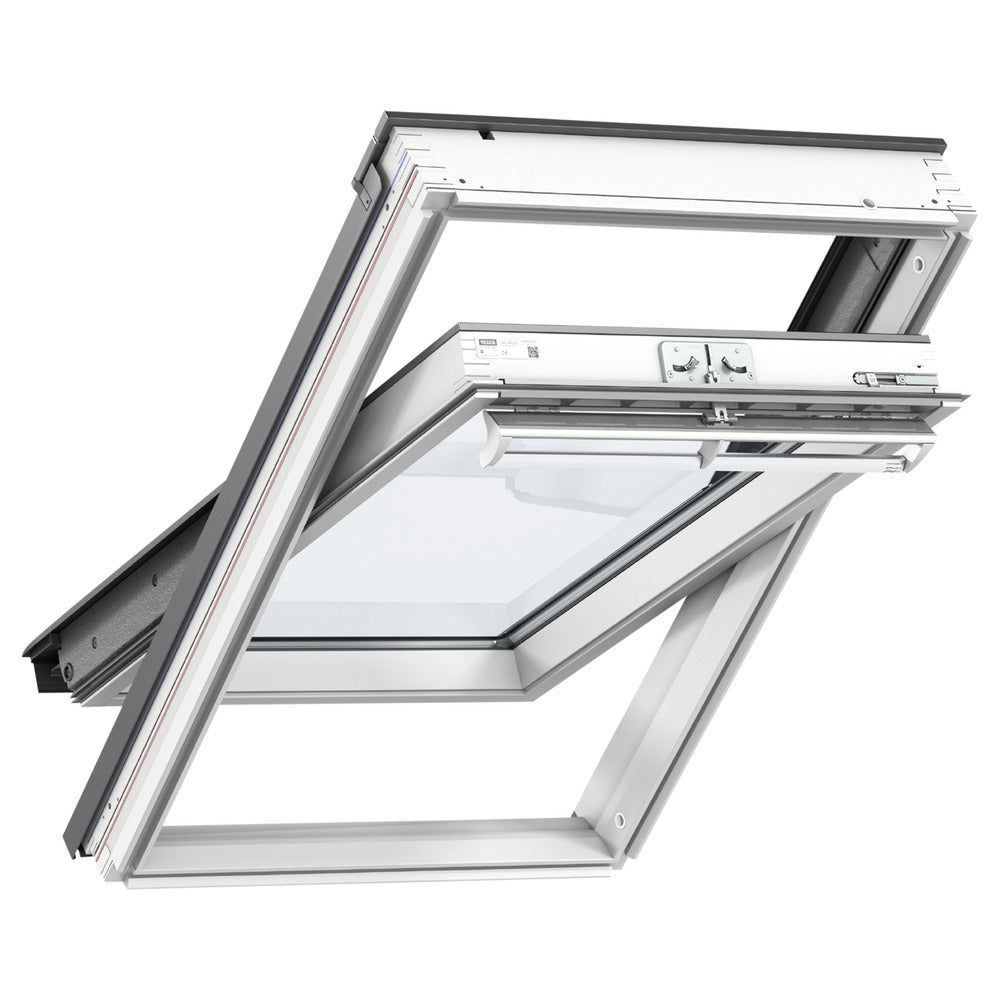 VELUX Dakraam GGL SK06 2070 Grenen Gelakt Wit 114x118cm FSC Mix Credit-591482
