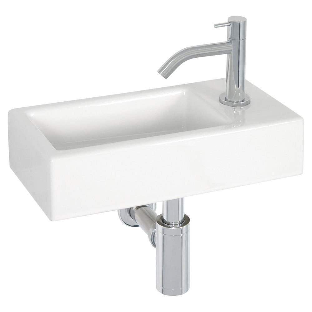 L'Aqua Fonteinset Brussel Keramiek Wit 36x18x9cm-591921