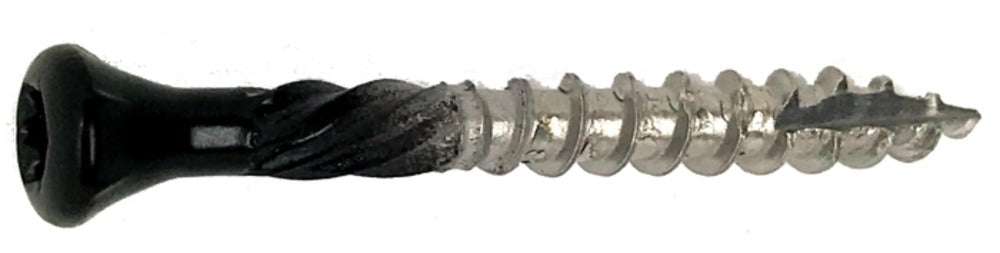 Woodies Ultimate Potdekselschroef RVS410 VK Deeldraad T25 Zwart 200st-594423
