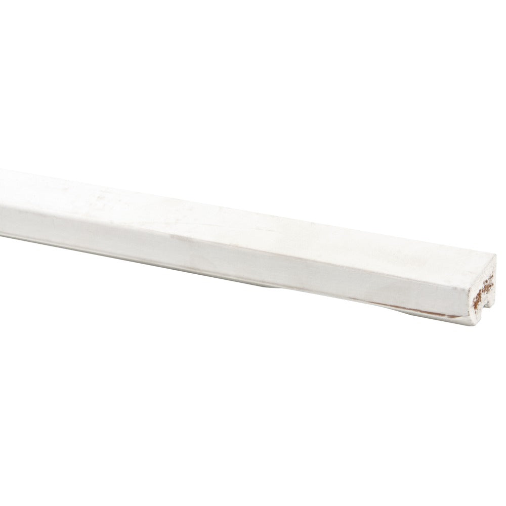 Glaslat Hardhout Wit Gegrond 24x28x2700mm FSC Mix 70%-597831