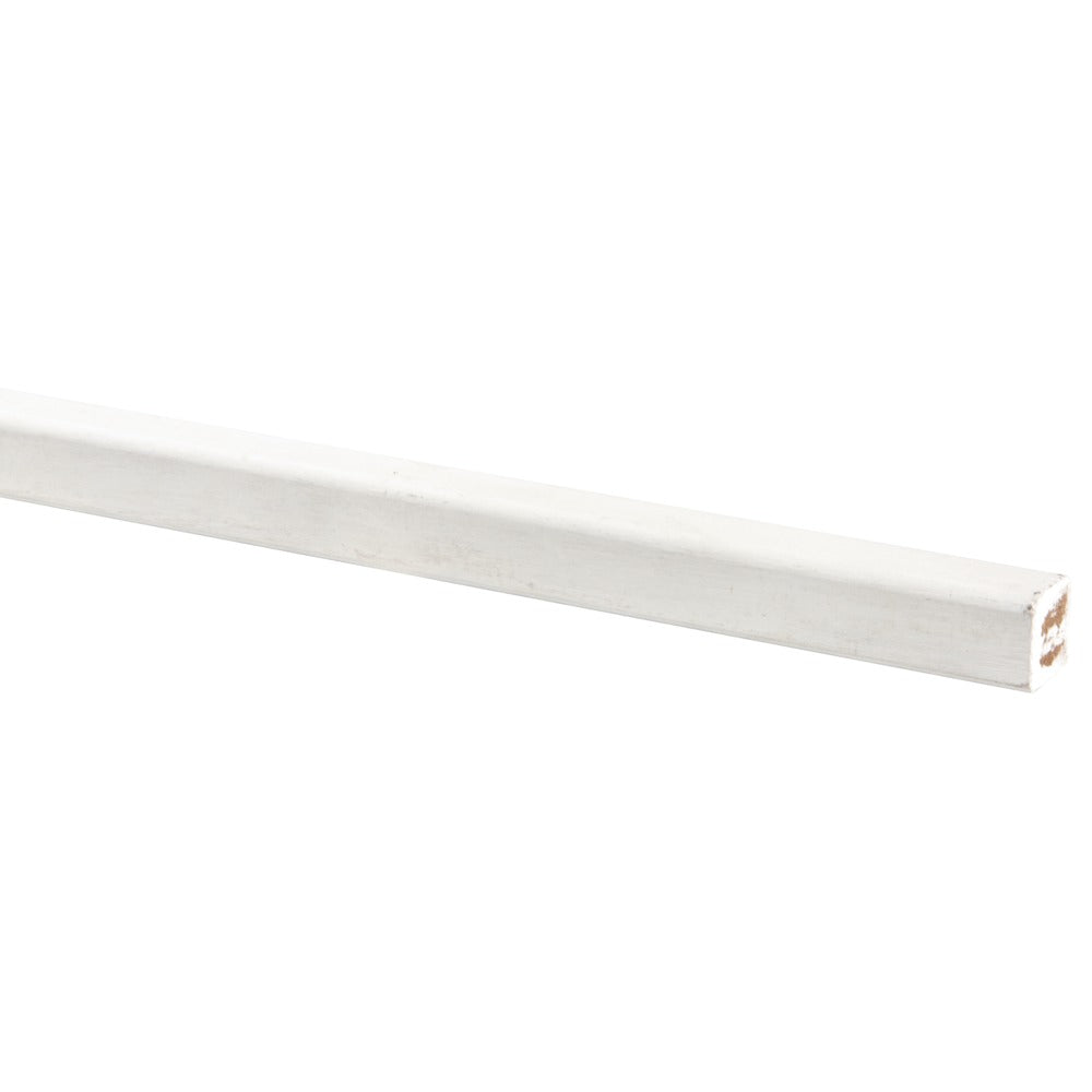 Glaslat Hardhout Wit Gegrond 17x17x2700mm FSC Mix 70%-597833
