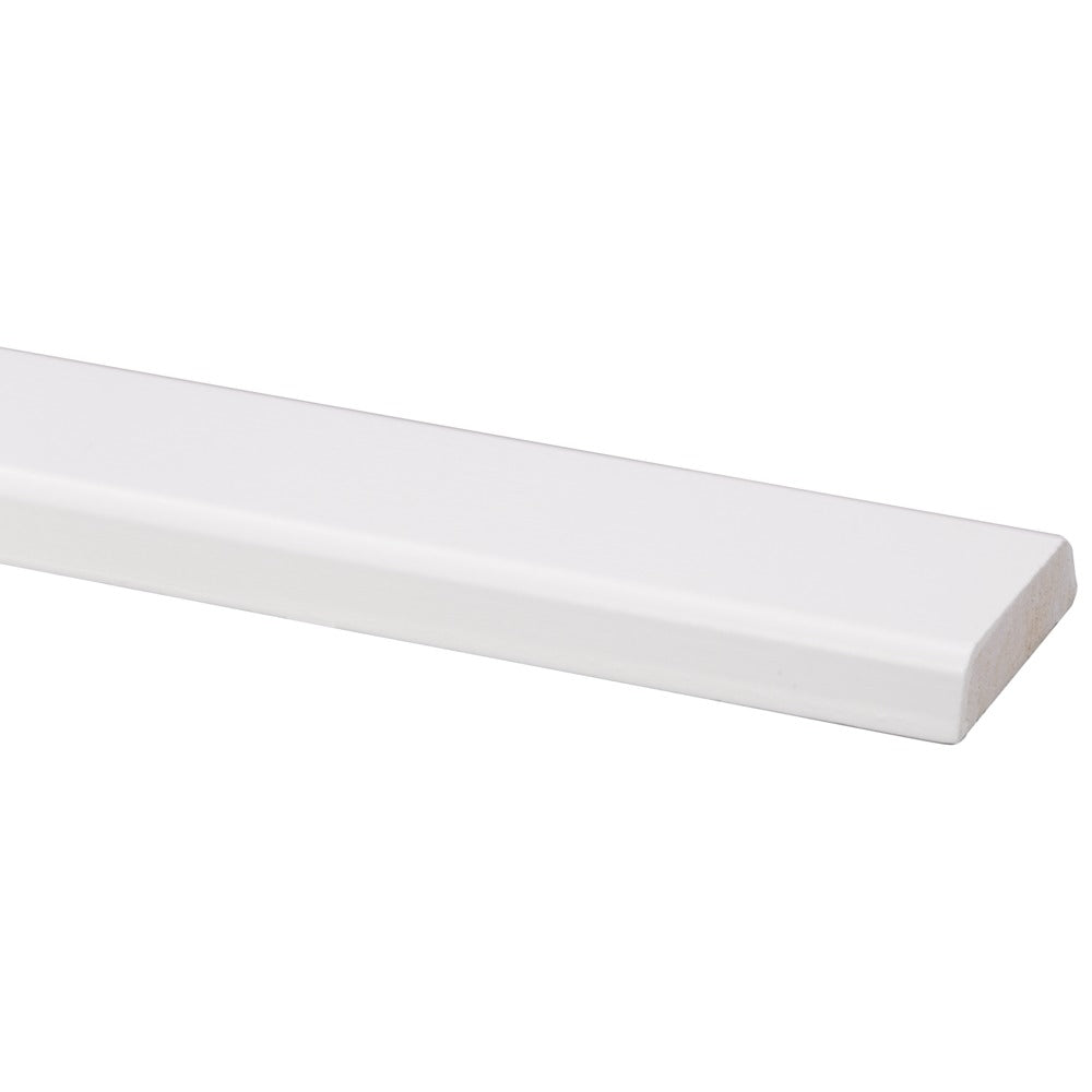 Koplat Schuin Grenen Wit Gelakt FSC Mix 70%-597884