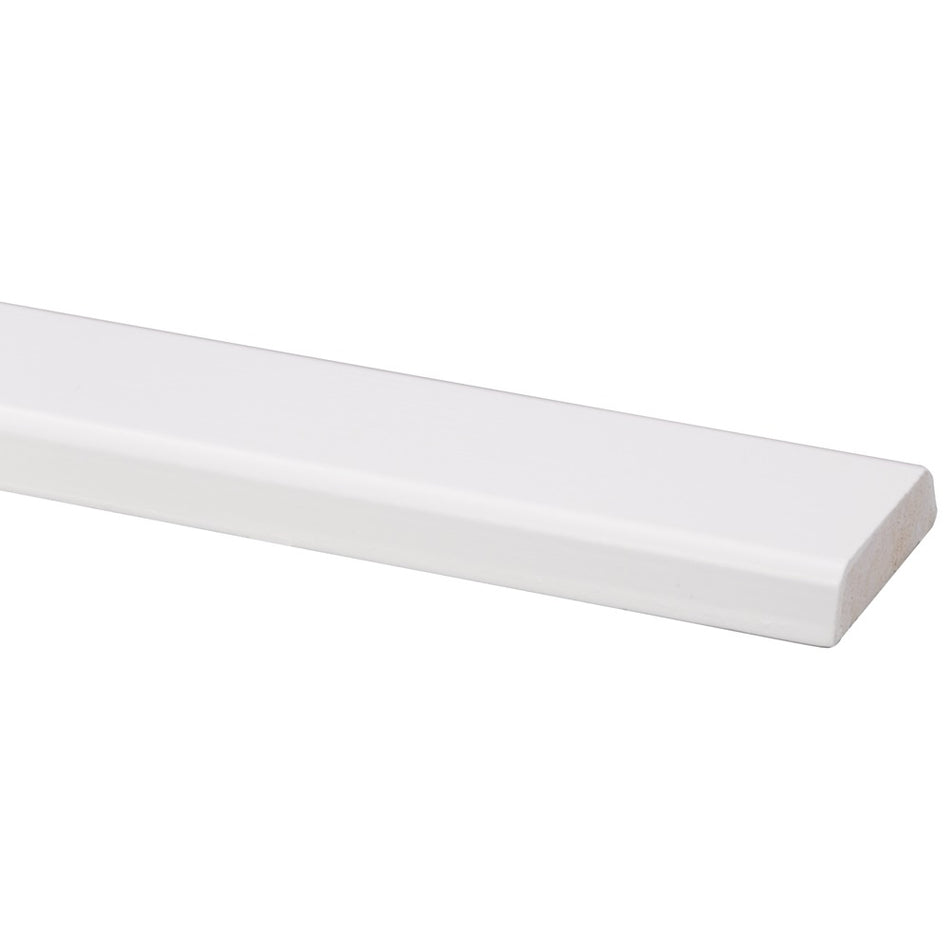 Koplat Schuin Grenen Wit Gelakt FSC Mix 70%-597884
