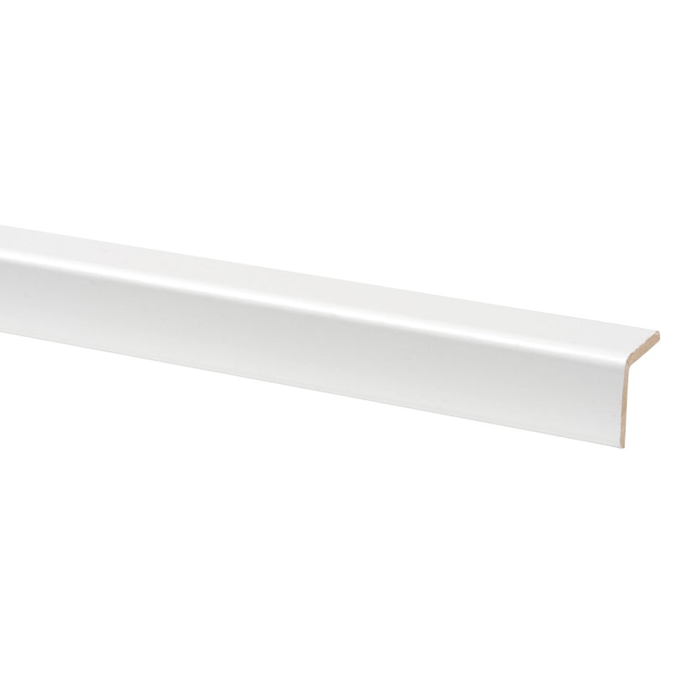 Hoeklat MDF Folie Zelfklevend Wit 70% PEFC-597890