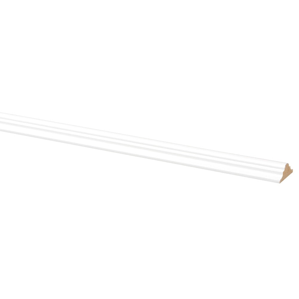 Decorlijst MDF Folie Zelfklevend Wit 9x22x2600mm 70% PEFC-597892