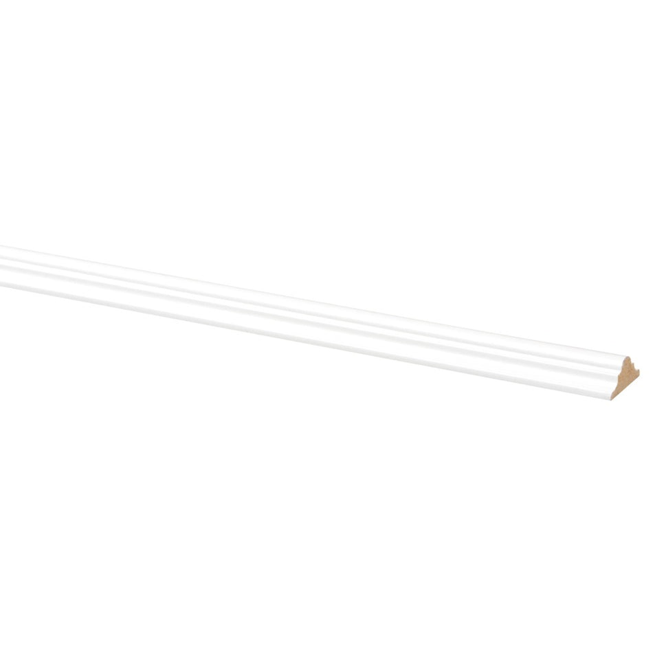 Decorlijst MDF Folie Zelfklevend Wit 9x22x2600mm 70% PEFC-597892