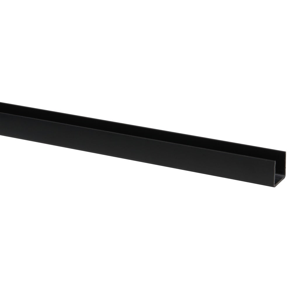 U-profiel Kunststof Zwart 18x21x2600mm-597920