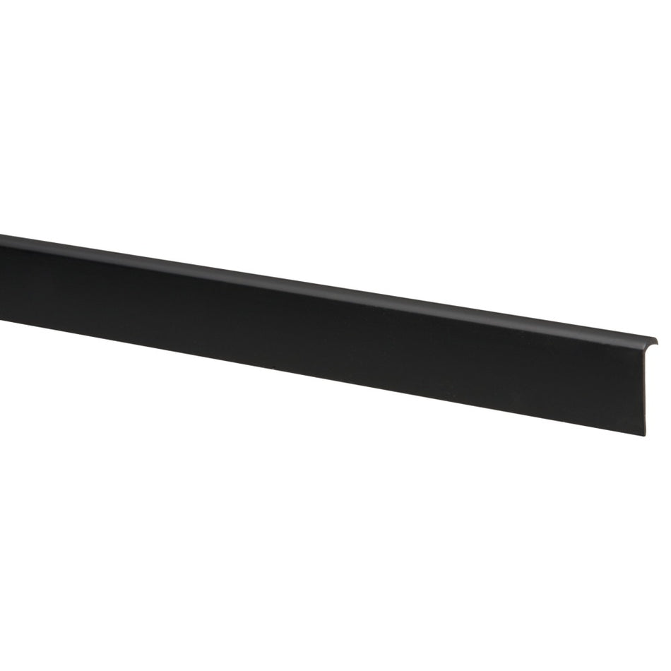 Hockeystickprofiel Kunststof Zwart 8x21x2600mm-597931