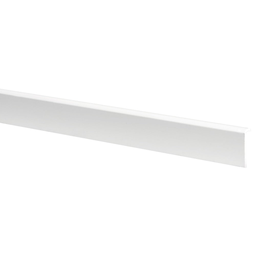 Hockeystickprofiel Kunststof Wit 8x21x2600mm-597934