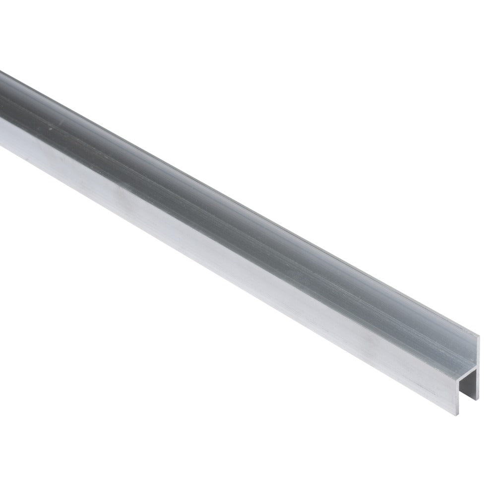 Stoeltjesprofiel Aluminium Grijs 26x8x15x1,5x2500mm-598841