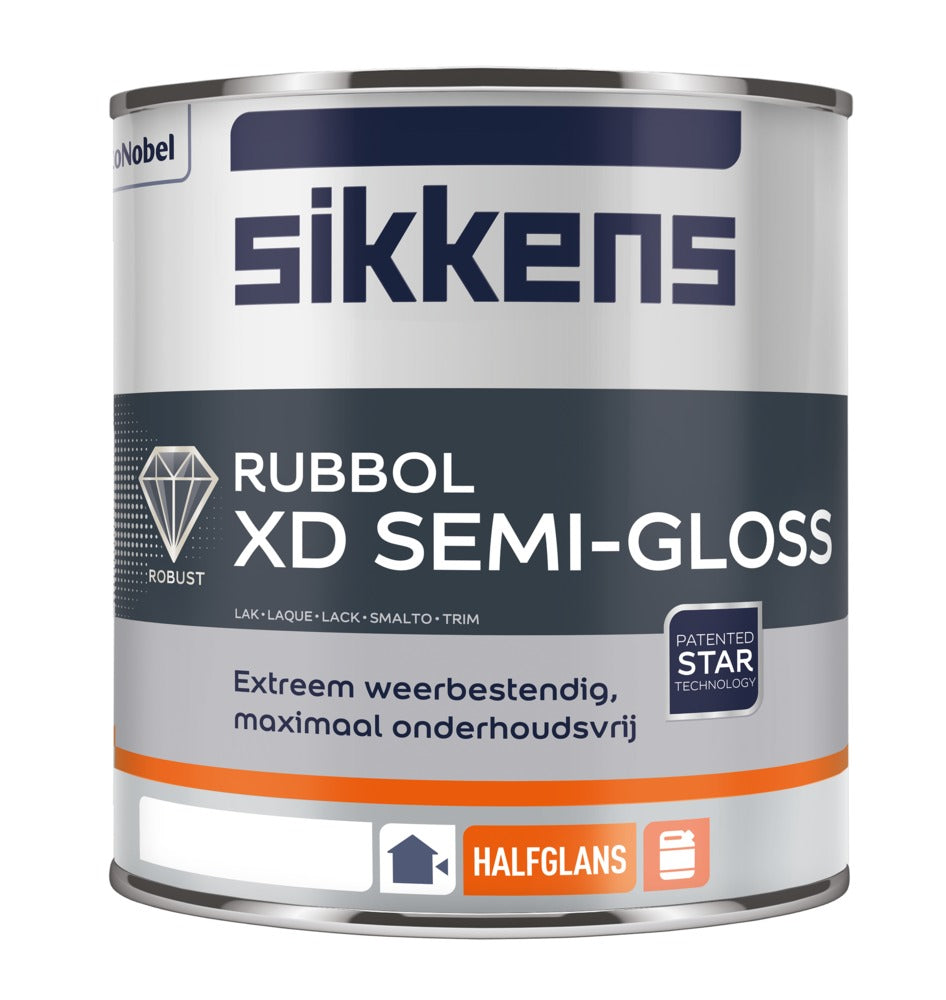 Sikkens Lak Rubbol XD Semi Gloss Mengbasis N00 900ml-599671