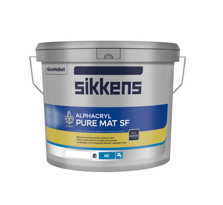 Sikkens Muurverf Alphacryl Pure Mat SF Wit 5L-599698
