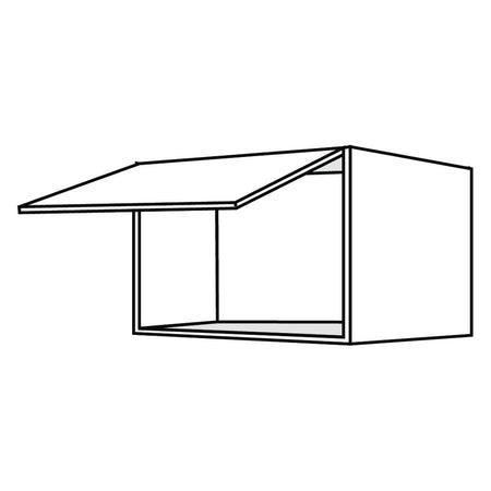 Bribus ECO Bovenklepkast Wit 60x32x35,7cm Voor Boven Een Afzuigkap FSC Mix 70%-599906