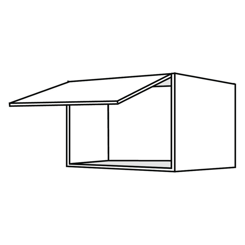 Bribus ECO Bovenklepkast Wit 60x32x35,7cm Voor Boven Een Afzuigkap FSC Mix 70%-599906
