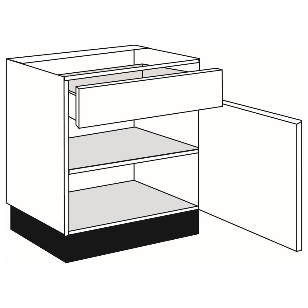 Bribus ECO Onderkast Rechts Wit 30cm FSC Mix 70%-599927