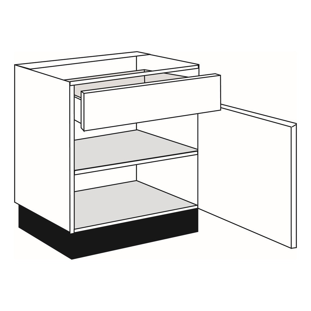 Bribus ECO Onderkast Rechts Wit 60cm FSC Mix 70%-599931