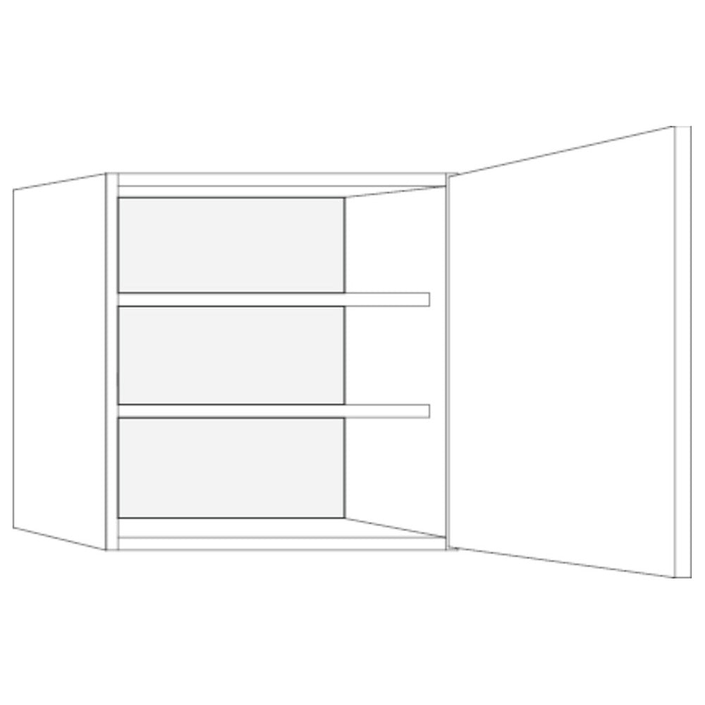 Bribus ECO Bovenkast Links 50x71cm 1 Deur Met 2 Legplanken FSC Mix 70%-599950