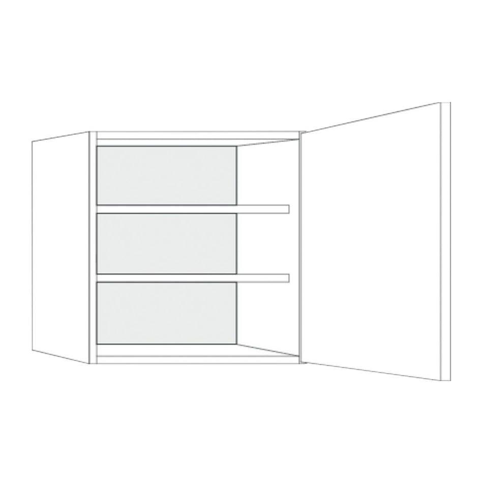 Bribus ECO Bovenkast Rechts 60x71cm 1 Deur Met 2 Legplanken FSC Mix 70%-599953