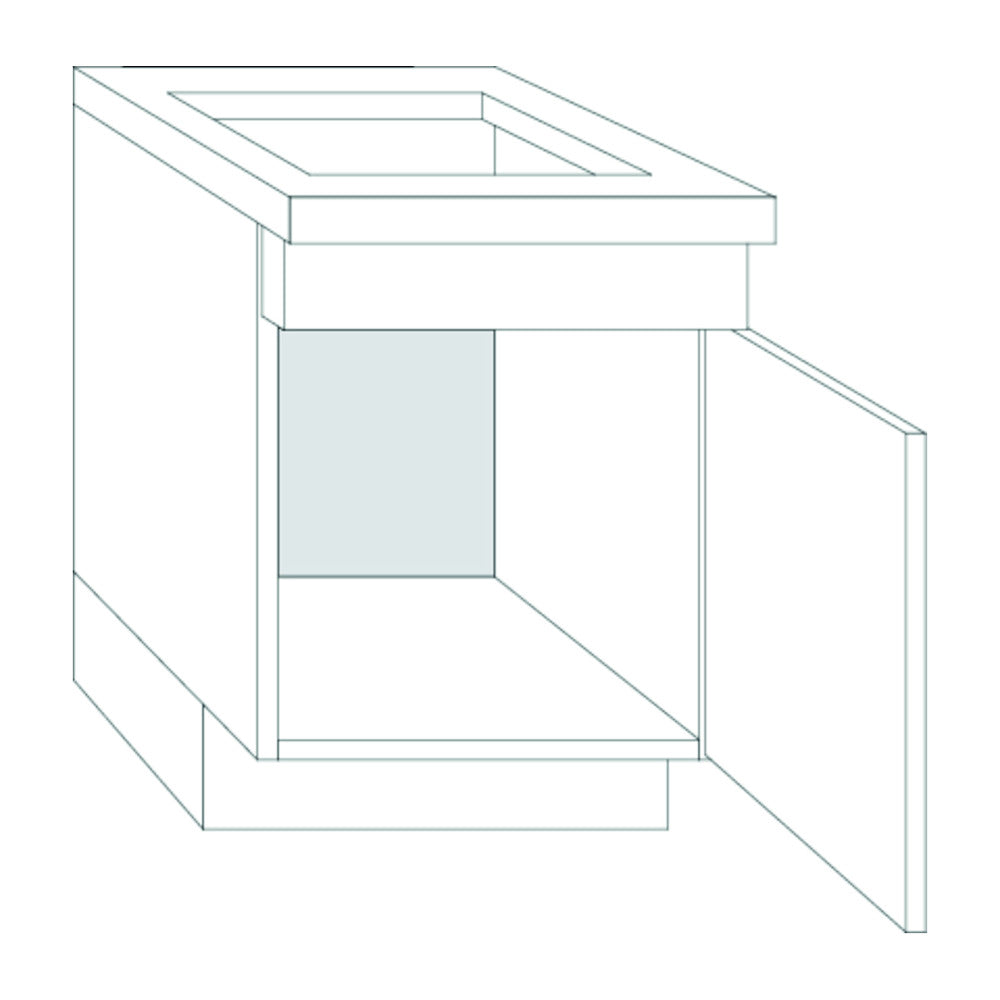 Bribus ECO Gootsteenkast Links 60cm 1 Deur Met Schijnlade FSC Mix 70%-599982