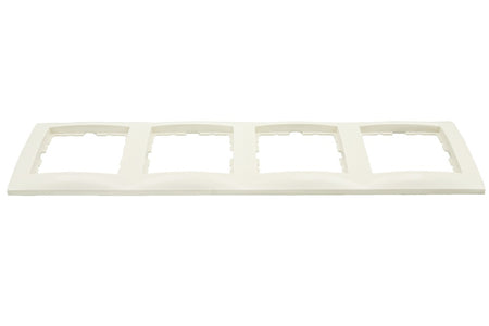 Berker Afdekraam S1 Inbouw 4-Voudig Polarwit Glanzend-600821