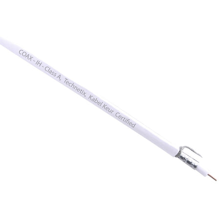 Technetix Coax Kabel Wit Ø7mm2 20m-600899