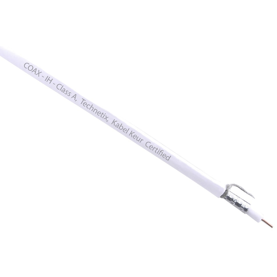 Technetix Coax Kabel Wit Ø7mm2 20m-600899