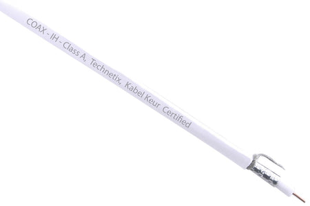 Technetix Coax Kabel Wit 100m Ø7mm2-600900
